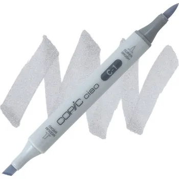 Lihová fixa COPIC Ciao oboustranná Brush & Chisel, C1 Cool gray 1