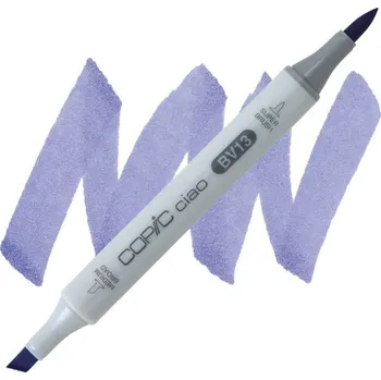 Lihová fixa COPIC Ciao oboustranná Brush & Chisel, BV13 Hydrangea blue