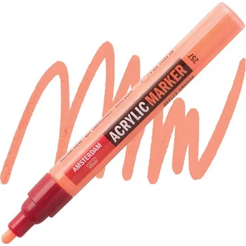 AMSTERDAM Acrylic Marker 4mm, 257 reflex orange