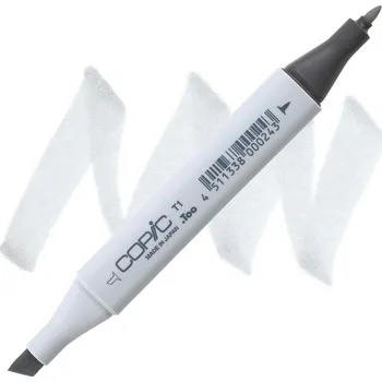Lihová fixa COPIC Classic oboustranná Fine & Chisel, T1 Toner gray 1
