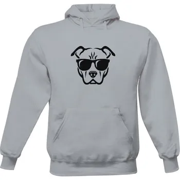 Pánská mikina Pánská mikina s kapucí s potiskem Pitbull frajer pánské