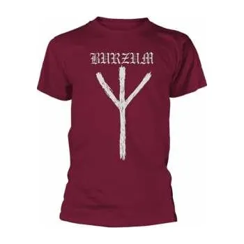 Pánské tričko Merch Burzum: Tričko Rune (maroon) S 2018