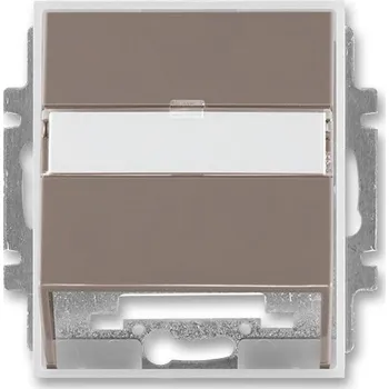 Stavebniny Kryt zásuvky komunikační pro masku 5014E-A00100 26 lungo/mléčná bílá Time ABB