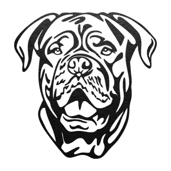 Polep vozidla SAMOLEPKA Pes 166 levá doga (63 - škrábaný kov černý) NA AUTO, NÁLEPKA, FÓLIE, POLEP, TUNING, VLASTNÍ TEXT, TISK, AUTOSAMOLEPKY.cz, POLEPY, OBRÁZEK, LOGO, SAMOLEPKY