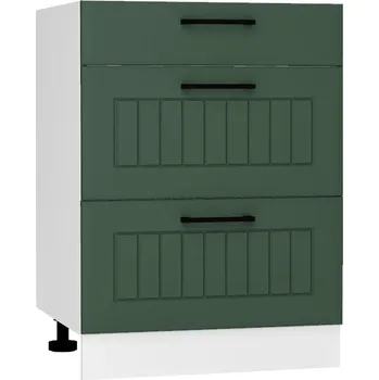 Kuchyňská skříňka Irma D60s/3 zelená mat