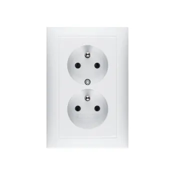 Elektrická zásuvka Dvojzásuvka s ochranným kolíkem, S.1, 16 A/250 V AC, bílá BERKER 5361858989