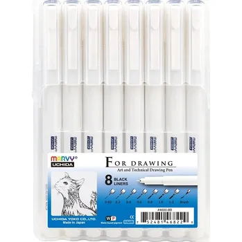 MARVY UCHIDA DRAWNING SADA 8 LINERŮ