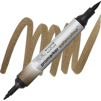 Akvarelová fixa WINSOR & NEWTON Promarker Brush & Fine, 076 BURNT UMBER