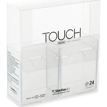 Dárková krabička TOUCH Plastová krabička na 24ks, čirá