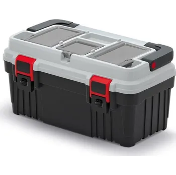 Kufr na nářadí OPTIMMAX VII černo-šedo-červený, varianta 47 cm