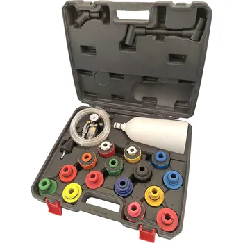 Plnicí zařízení motorového oleje do automobilů s adaptéry a nálevkou, 20 dílů, Welzh (Welzh Werkzeug)