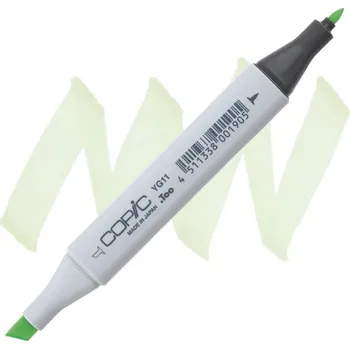 Lihová fixa COPIC Classic oboustranná Fine & Chisel, YG11 Mignonette