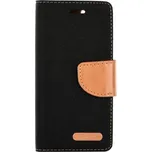 Beweare Canvas knížkové pouzdro na Samsung Galaxy A53 5G - černé