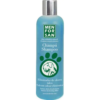 Kosmetika pro psa Menforsan přírodní šampon s vůní skořice eliminující zápach srsti 300 ml