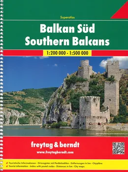 Superatlas: Balkan Süd/Southers Balcans 1:200 000/1:500 000 - Freytag & Berndt [DE] (2013, kroužková)