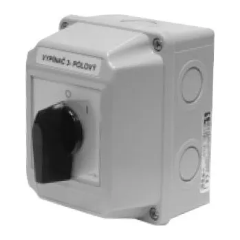 vypínač vačkový spínač 3f 40 A (0-1) v krytu SPAMEL S420003