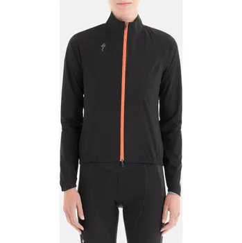 Cyklistická bunda Dámská větrovka SPECIALIZED Deflect H2O Pac Black L