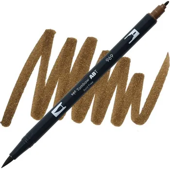TOMBOW ABT akvarelový Dual Brush Pen, chocolate 969