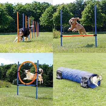 Pomůcka pro výcvik zvířete Trixie Dog Activity sada pro agility, čtyřdílná