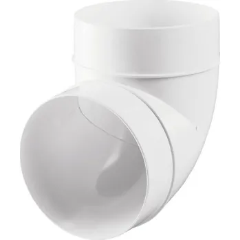 Vzduchotechnika Koleno 90° VENTS 121 - 100mm PVC 1009979
