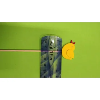 Velikonoční dekorace Zápich Kuřátko filc /1ks/