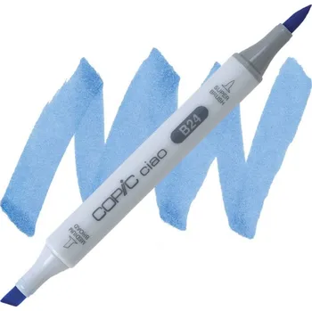 Lihová fixa COPIC Ciao oboustranná Brush & Chisel, B24 Sky