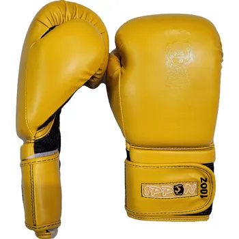Boxerské rukavice BOXERSKÉ RUKAVICE IPPON YELLOW Barva: Žlutá, Velikost: 10oz