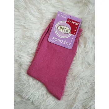 Dámské ponožky Ponožky dámské Hoza Lux-Line Bavlněné (klasické bavlněné bez vzoru)