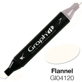 Lihová fixa GRAPH'IT oboustranná Fine & Chisel, Flannel