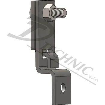 Hromosvod Podpěra vedení na konstrukce na pásku 20/3 DT TECHNIC 101410