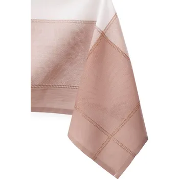 Ubrus AmeliaHome LILLE růžovo-bílý, velikost 130x160