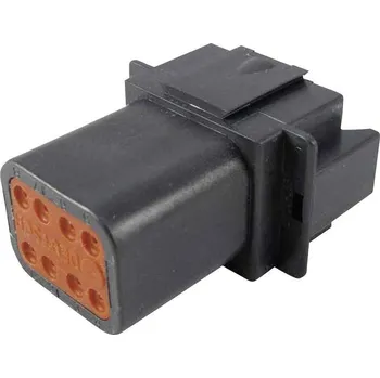 Elektrický konektor TE Connectivity DT 04-08 PA-CE02 kulatý faston, 1 ks