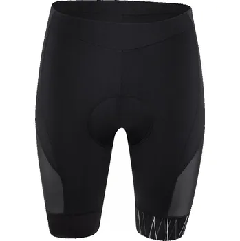 Cyklistické kalhoty kraťasy F SHINE do pasu s vložkou,černé 3XL