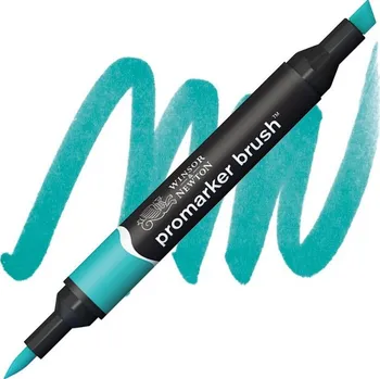 Lihová fixa WINSOR & NEWTON Promarker Brush & Chisel, TURQUOISE (C247)