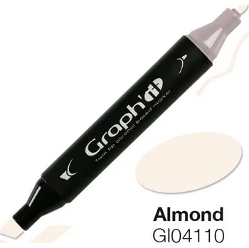 Lihová fixa GRAPH'IT oboustranná Fine & Chisel, Almond