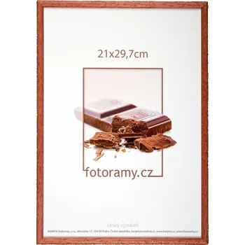 Rám na obraz Dřevěný 9x13 mahagon