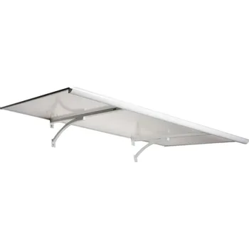 Stříška nad vchodové dveře Robelit M0621 čirá 1200 x 900 x 380 mm