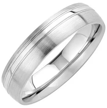 Prsten Snubní ocelový prsten PHOENIX pro muže i ženy velikost obvod 47 mm RRC2021M-obvod 47 mm