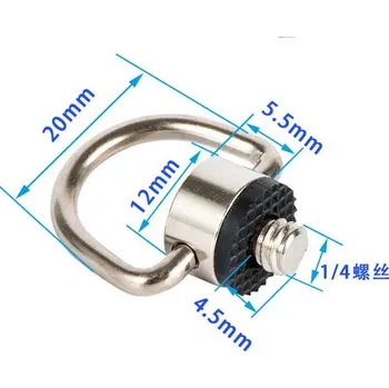 Popruh k fotoaparátu a kameře Elementrix Upínací šroub 1/4" fotoaparátu se očkem (Q20)