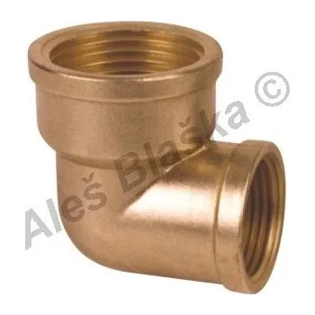 Instalatérský materiál Koleno MM redukované mosazné (vnitřní závit) - MOSAZ - 1/2"x1" A014