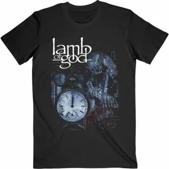 Pánské tričko Merch Lamb Of God: Tričko Circuitry Skull Recolour S 2022