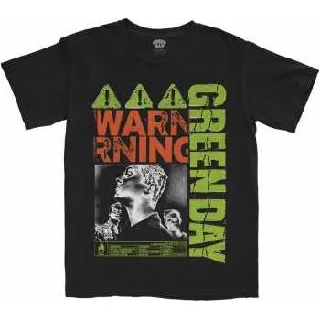 Pánské tričko Merch Green Day: Tričko Warning S 2022
