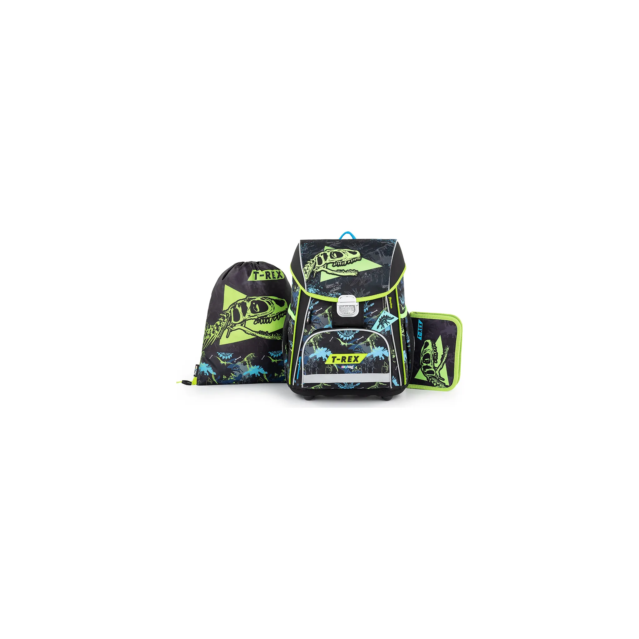 Fotografie 1 - Set školních potřeb Oxybag Premium Light 3dílný set T-Rex 0-89422