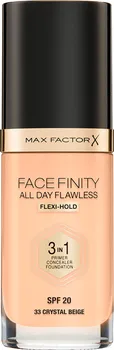 Make-up Max Factor Facefinity All Day Flawless 3in1 dlouhotrvající make-up SPF20 30 ml