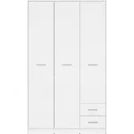 Nepo Plus Šatní skříň SZF3D2S Bílá