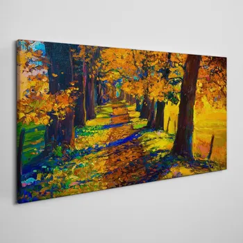 Obraz Coloray Obraz na plátně Strom cesta listy podzim 100x50 cm och-476947036