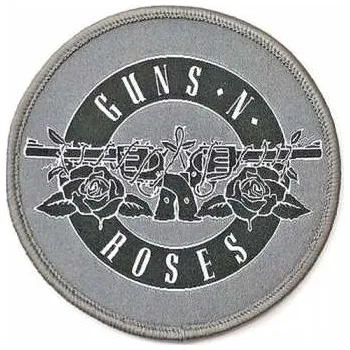 Nášivka Merch Guns N' Roses: Nášivka White Circle Logo Guns N' Roses