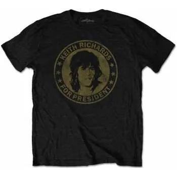 Pánské oblečení Merch The Rolling Stones: Dětské Tričko Keith For President 11-12 let