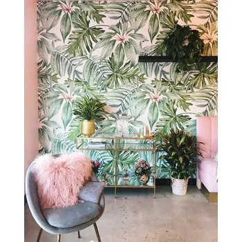 Tapeta Coloray Fototapeta Uklidňující pohled na banánové listy Samolepící Fototapeta Vliesová 250 x 250 cm coloraydecor-f-ss-263069636-modyfikacja2