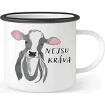 ePipí plecháček s černým lemem Nejsu kráva 330 ml Objem: malý 330 ml